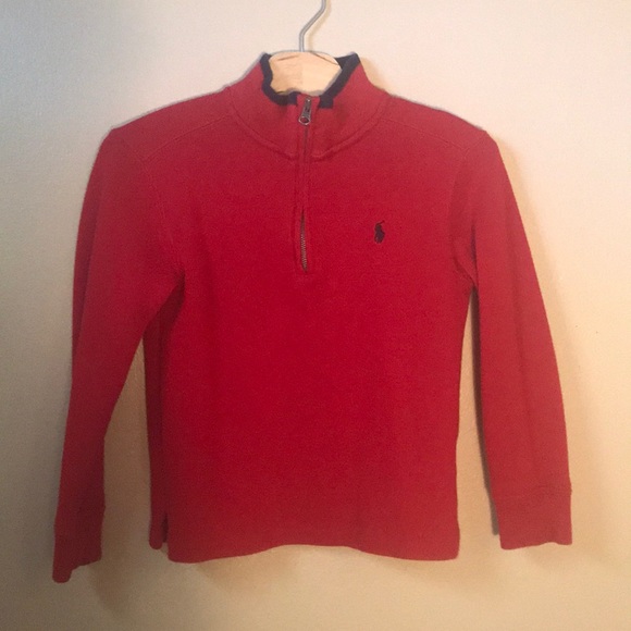 Boys polo pullover sweater size 5 - Picture 1 of 4